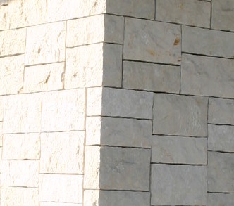 Marble pillars and arches facades